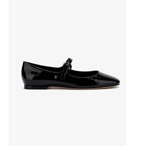 New Larroude Blair black patent Mary Jane Ballet Flat size 7